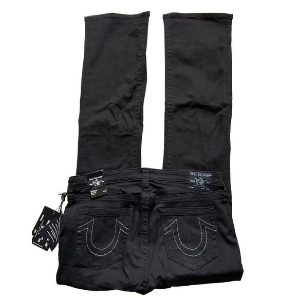 True Religion Becca Jeans Women's Plus Size 14 Mid Rise Bootcut Stretch Denim - Picture 6 of 16